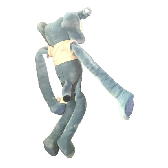 New Ringling Bros Plush Blue Elephant Stuffed Animal Toy 21 in Tall with Tee Tsh - Picture 4 of 5